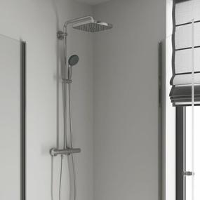 img 1 attached to Shower column Grohe Vitalio Start 250 CUBE 26697000 with thermostat, chrome chrome