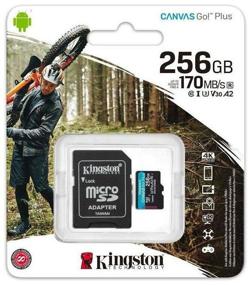 img 1 attached to Memory Card Kingston microSDXC 256 GB Class 10, V30, A2, UHS-I U3, R/W 170/90 MB/s, adapter to SD