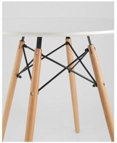 img 1 attached to Dining table Fixed Eames Style DSW, 80x80x74 cm
