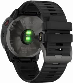 img 1 attached to Smart watch Garmin Fenix ​​6X Sapphire DLC Wi-Fi NFC, grey/black