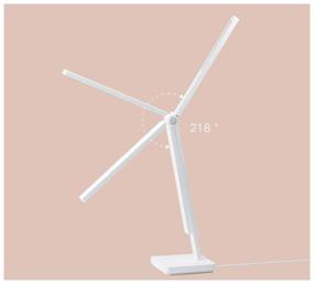 img 1 attached to Xiaomi Mijia Lite Intelligent LED Table Lamp MUE4128CN, 8 W, armature color: white, shade/shade color: white