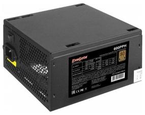 img 1 attached to Power Supply ExeGate 600PPH 80 PLUS Bronze 600W OEM