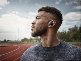img 1 attached to 🎧 Ultimate Performance: Bose Sport Earbuds Wireless Headphones in Stunning Baltic Blue