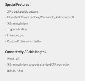 img 1 attached to 8BitDo Xbox Ultimate White Wired Controller