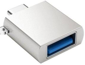 img 1 attached to Переходник/адаптер Satechi Type-C USB Adapter, 0.07 м, Silver