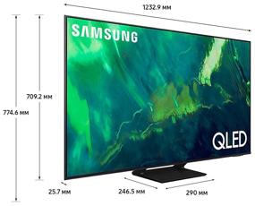 img 1 attached to 55" TV Samsung QE55Q70AAU 2021 QLED, HDR, titan gray/sand black