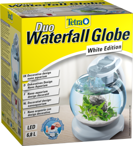img 1 attached to Aquarium set 6.8 l (lighting, lid, filter) Tetra Cascade Globe Duo Waterfall white