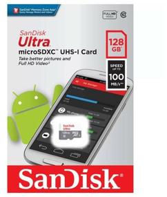 img 1 attached to SanDisk microSDXC 256GB Class 10, A1, UHS-I, 100MB/s Read Speed Memory Card with SD Adapter