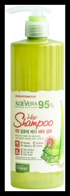 img 1 attached to White Organia moisturizing shampoo for weakened hair with aloe leaf juice, 500 ml