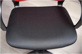img 1 attached to Computer chair Hesby Chair 2 for office, upholstery: mesh/textile, color: black/red