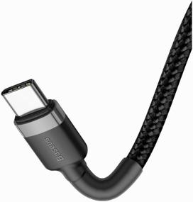 img 1 attached to Cable Baseus Cafule USB Type-C - USB Type-C, 1 m, black/grey