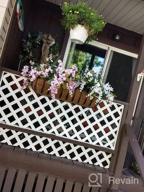 img 1 attached to Add Charm To Your Outdoor Area With Gardman R945 Forge Hanging Basket And Coco Liner | 12" X 7" Dimensions review by Pat Nard