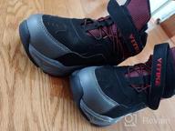 img 1 attached to VITUOFLY Boys Boots Adventure Anti Skid Girls' Shoes review by Michelle Taylor