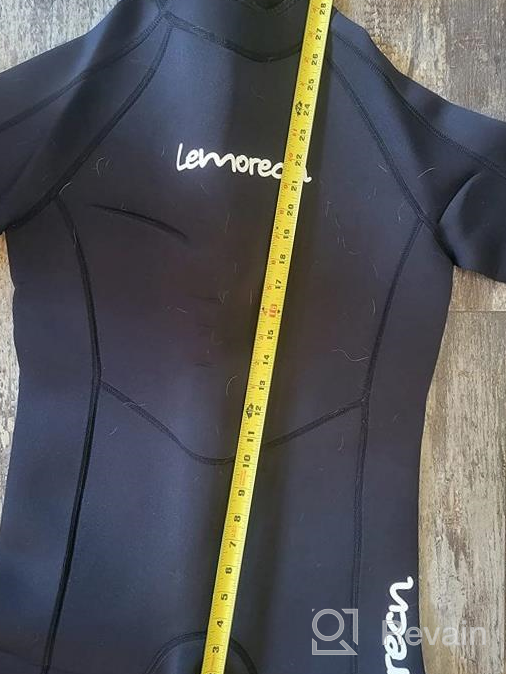 img 1 attached to Mens Wetsuit Jumpsuit Neoprene 3/2Mm And 5/4Mm Full Body Diving Suit - 16 Sizes By Lemorecn review by Sean Franklin