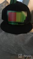 img 1 attached to Sound Activated LED Baseball Hat Flashing DJ Snapback For Men And Women - Rave Light Up review by Michael Santos