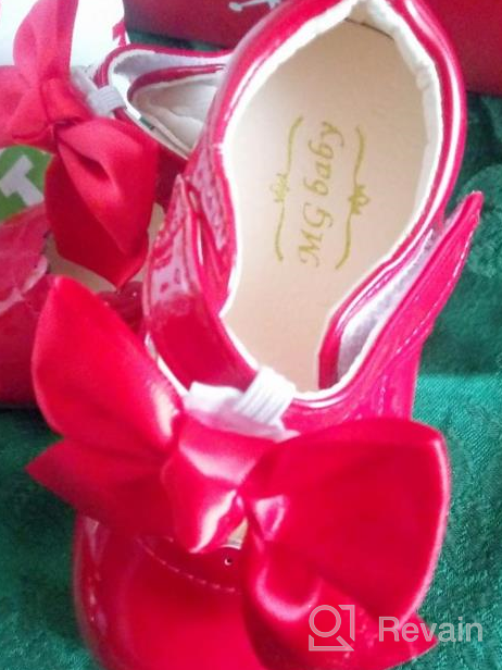 img 1 attached to 👸 Toddler Ballet Princess Shoes - Perfect for Birthdays, Weddings, and Girls' Flats review by Leslie Harris