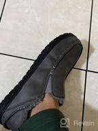 img 1 attached to Men'S LongBay Memory Foam Moccasin Slippers - Indoor/Outdoor Slip-On House Shoes review by Kevin Swier