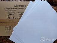 img 1 attached to 200 Mailing Labels 8.5"X11" | Methdic Shipping Stickers For Laser/Ink Jet Printer review by Joshua Flake