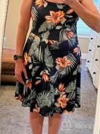 img 1 attached to Women'S Sleeveless Floral Midi Dress - FENSACE Scoop Neck Flared Tank Style review by Seth Bushey