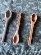 img 1 attached to 2Pcs Walnut Wood Carving Spoon Blanks Unfinished Wooden Craft Whittling Kit For Beginner Kids Whittlers Starter review by Etai Gopala