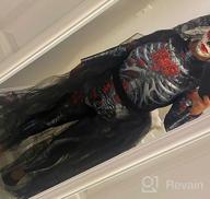 img 1 attached to Women Halloween Skull Print Jumpsuit Outfit Long Sleeve Costume review by James Oconnor