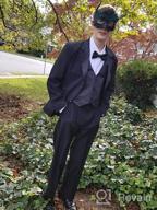 img 1 attached to 👔 Stylish and Sophisticated: OLIVIA KOO Boys Classic Tuxedo for Boys' Clothing review by Bobby Lawson