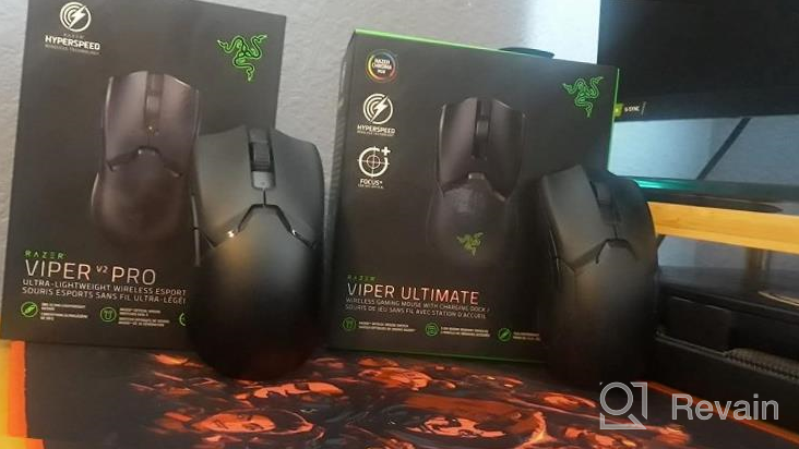 img 1 attached to Experience Ultimate Gaming Precision With Razer Viper V2 Pro HyperSpeed Wireless Mouse - Ultra Lightweight, Gen-3 Optical Switches, 30K Optical Sensor, 80Hr Battery, USB-C Cable Included - White review by Don Kishore
