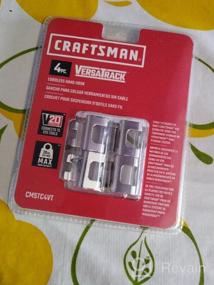 img 4 attached to White CRAFTSMAN Versatrack Joiners For Easy Garage Storage (CMST82610VT)