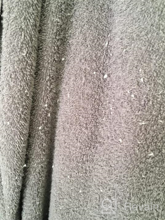 img 1 attached to Twinzen Cotton Long Bathrobe for Adults - Luxurious Comfort Guaranteed! review by Jonathan Robertson