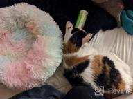img 1 attached to Calming Dog Bed Donut For Small And Medium Pets - Anti-Anxiety Fluffy Bed By NOYAL review by Don Olsen