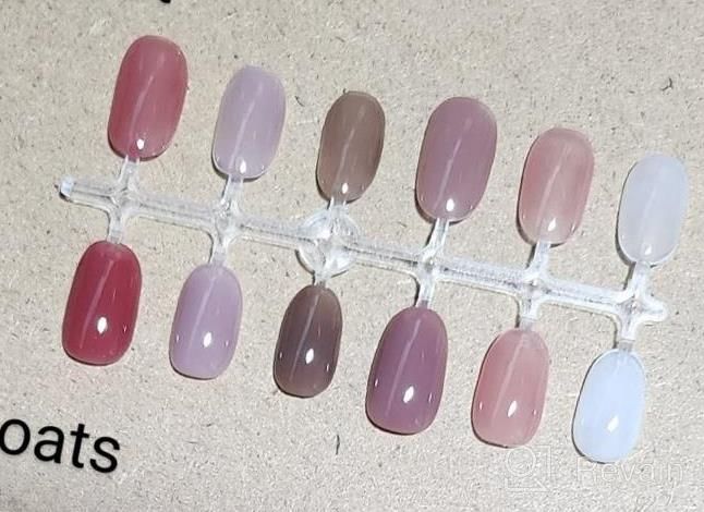 img 1 attached to 24 Pcs Gel Nail Polish Kit: 20 Colors Brown Nude Winter Orange Glitter Set With Bond Primer Glossy&Matte Top Base Coat Manicure Gifts For Women review by Sheryl Lockwood