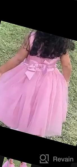 img 1 attached to 🦋 MYRISAM Butterfly Princess Embroidered Girls' Birthday Dress review by Heather Sanchez