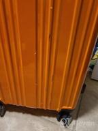 img 1 attached to Coolife Expandable Luggage Suitcase With Spinner Wheels In PC+ABS Material, Available In 20In, 24In, And 28In Sizes, Ideal For Carry-On Travel (Orange - New Release, Medium - 24In) review by Sharon Prasad