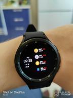 img 1 attached to 💪 Experience Advanced Health and Fitness Tracking with Samsung Galaxy Watch 4 Classic 42mm Smartwatch - GPS, ECG Monitor, Sleep Cycles, Fall Detection, and Bluetooth - Black US Version review by Kio Wolkzbin ᠌