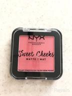 img 3 attached to NYX professional makeup Pressed Blush Sweet Cheeks Creamy Powder Matte, 11 Silence Is Golden review by Aneta Poss ᠌