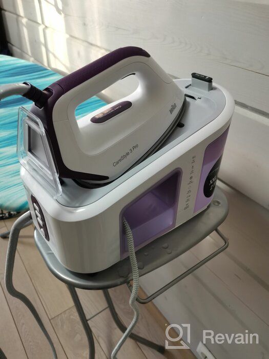 img 1 attached to 💪 Braun IS3155VI Steam Generator: Powerful White/Purple Device for Effortless Garment Steaming review by Dagmara Mato (Dagmar ᠌