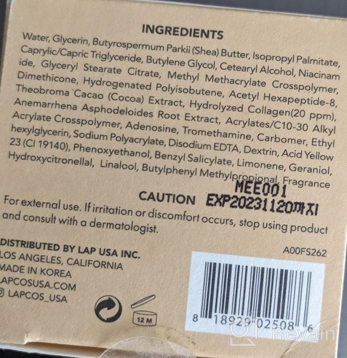 img 1 attached to LAPCOS Restore Shot Firming Sleeping Cream With Hydrolyzed Collagen - Anti-Aging Night Moisturizer To Firm And Restore Youthful Skin, Reduce Wrinkles And Fine Lines (1.69 Oz) review by Nick Griffith