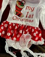 img 1 attached to Cute And Festive: Slowera Baby Girls' Christmas Outfits For The Holidays review by Greg Hammett