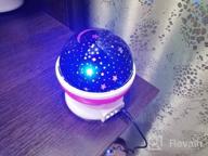 img 1 attached to Night Projector Star Master Starry Sky 012-1361, 2.6 W, Armature color: purple, Plafon color: colorless review by Edyta Edzia ᠌