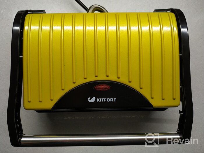 img 2 attached to Sandwich maker Kitfort KT-1609 Panini Maker, red review by Barbara Michalczyk ᠌