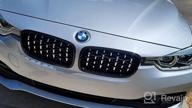 img 1 attached to BMW 3 Series F30 F31 2012-2018 Front Kidney Grille Grill Double Slats Gloss Black Zealhot F30 review by Julian Rash