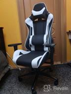 img 1 attached to Computer chair Everprof Lotus S6 gaming, upholstery: imitation leather, color: black/white review by Aneta Krzyszto ᠌