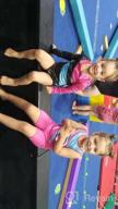 img 1 attached to Sparkle Leotard Gymnastics Athletic B136_Galaxy_12A Girls' Clothing in Active review by Elizabeth White