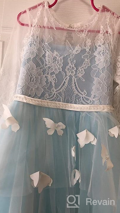 img 1 attached to Carat Lovely Communion Dresses 👗 with Sleeves - Perfect for Girls' Clothing review by Sara Ferrari
