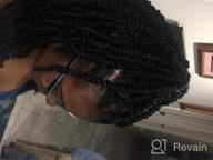img 1 attached to 4 Packs Pre-Twisted Passion Twists Synthetic Crochet Braids 18 Inch Pre-Looped Spring Bomb Crochet Hair Extensions Fiber Fluffy Curly Twist Braiding Hair (T27#, 18 Inch (Pack Of 4)) review by Matt Watkins