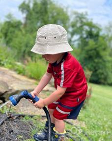 img 7 attached to 🧢 HAT DEPOT Washed Packable 7 10Yrs Boys' Accessories: The Ultimate Hat Collection for Young Adventurers