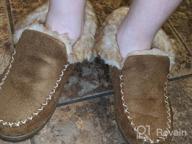 img 1 attached to 🏻 Nonslip Boys' Outdoor Chaps Moccasin Slippers: Premium Shoes for Active Feet review by Corey Nyuon