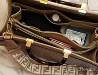 img 1 attached to Felt Handbag Organizer Insert By OMYSTYLE - Perfect Tote Bag Organizer For Neverfull, Speedy & More With 5 Size Options Available! review by Joshua Beaule