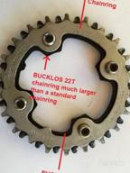 img 1 attached to BUCKLOS Steel CNC Alloy Bike Chainring Set With Pin, Double/Triple MTB Chainring For 8/9/10 Speed, 64/104 BCD, 22T-44T, 4 Bolts, Compatible With Mountain Bicycles review by Garry Ortiz