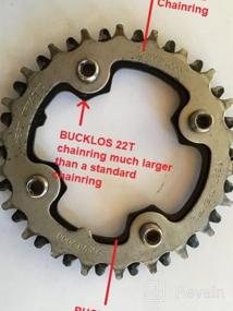 img 5 attached to BUCKLOS Steel CNC Alloy Bike Chainring Set с штифтом, двойная / тройная MTB передняя звезда для скоростей 8/9/10, 64/104 BCD, 22T-44T, 4 болта, совместима с горными велосипедами